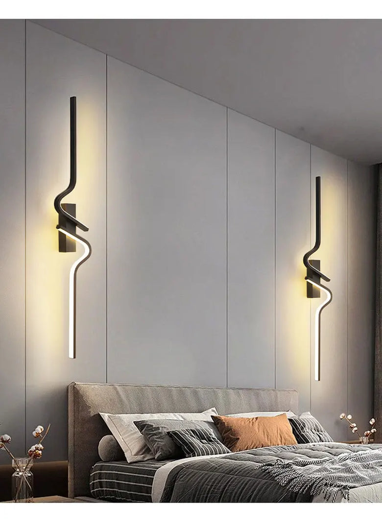 Luminária de Parede LED Moderna com Iluminação Dupla