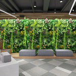 Carregue a imagem na visualização da galeria, Parede Verde Artificial com Proteção UV e Fácil Instalação
