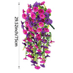Carregue a imagem na visualização da galeria, Decoração Suspensa de Flores Artificiais 75cm - Beleza Perene
