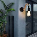 Carregue a imagem na visualização da galeria, https://salvedecor.com/products/luminaria-parede-industrial-corda-canhamo

