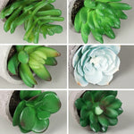 Carregue a imagem na visualização da galeria, Decoração Elegante com Mini Plantas Artificiais em Vaso
