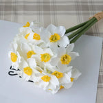 Carregue a imagem na visualização da galeria, Bouquet de Narcisos de Seda para Decoração Elegante
