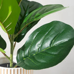 Carregue a imagem na visualização da galeria, Ficus Artificial 38cm com Folhas de Violino para Decoração
