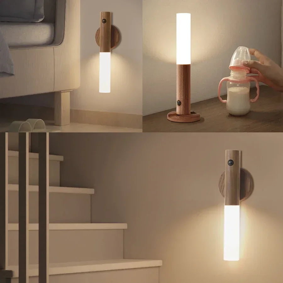 Luminária LED Sensor de Movimento Recarregável