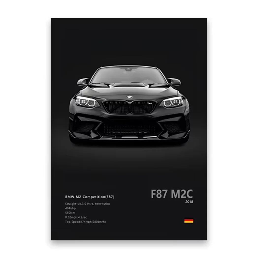 Arte em Tela de Carros Icônicos - Decoração Moderna