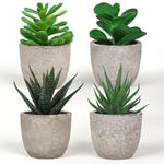 Carregue a imagem na visualização da galeria, Decoração Elegante com Mini Plantas Artificiais em Vaso
