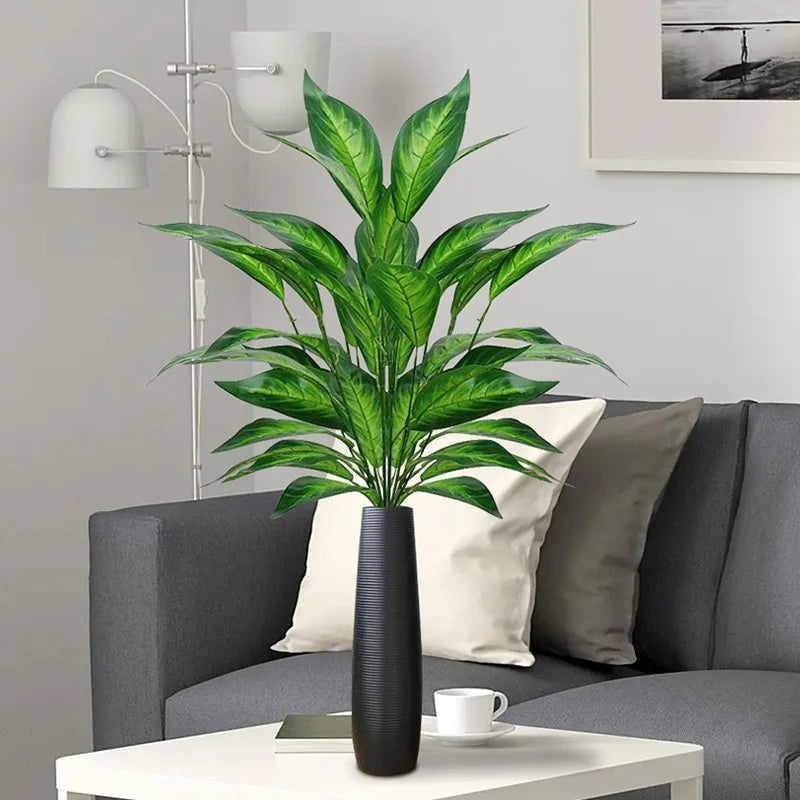 Folhagem Artificial de Magnólia 76cm para Decoração Interna e Externa