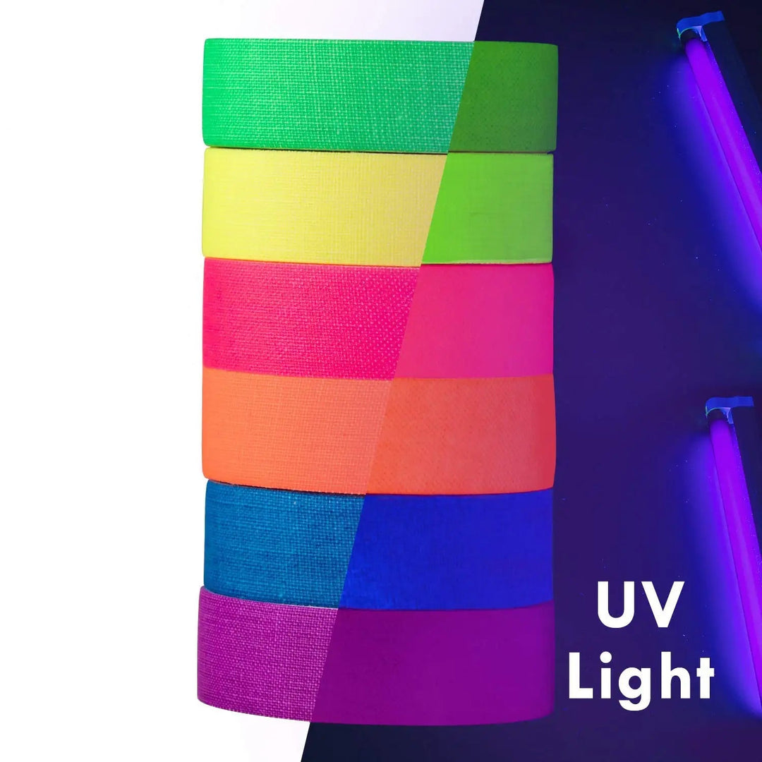 Fita Fluorescente Autoadesiva para Decoração Criativa