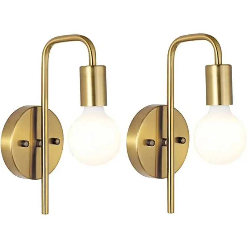 Luminária de Parede Vintage em Ferro – Elegância e Estilo